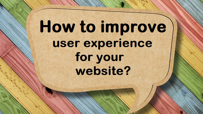 user experience for your website