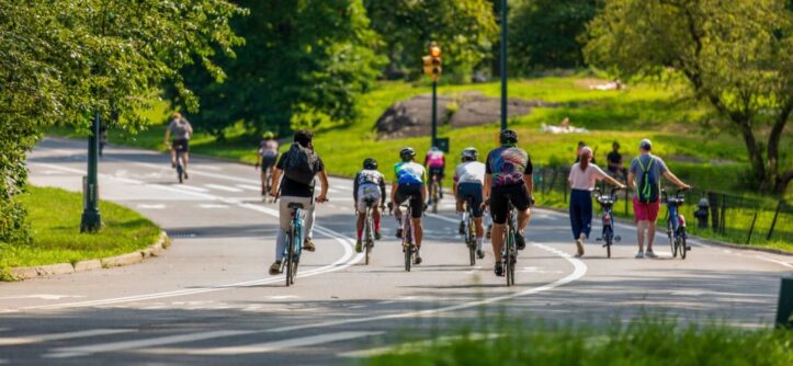 A fun bike tour in Central Park with a local guide