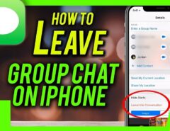 Can I leave a group chat with Android users