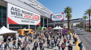 Las Vegas Convention Center exterior during ASD Market Week 2026 wholesale merchandise event