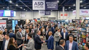 Wholesale buyers and vendors networking at ASD Market Week Las Vegas 2026 trade show floor