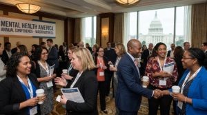 Attendees networking at Mental Health America annual conference in Washington DC