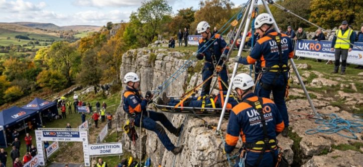 UKRO rope rescue team competing at national challenge October 2026